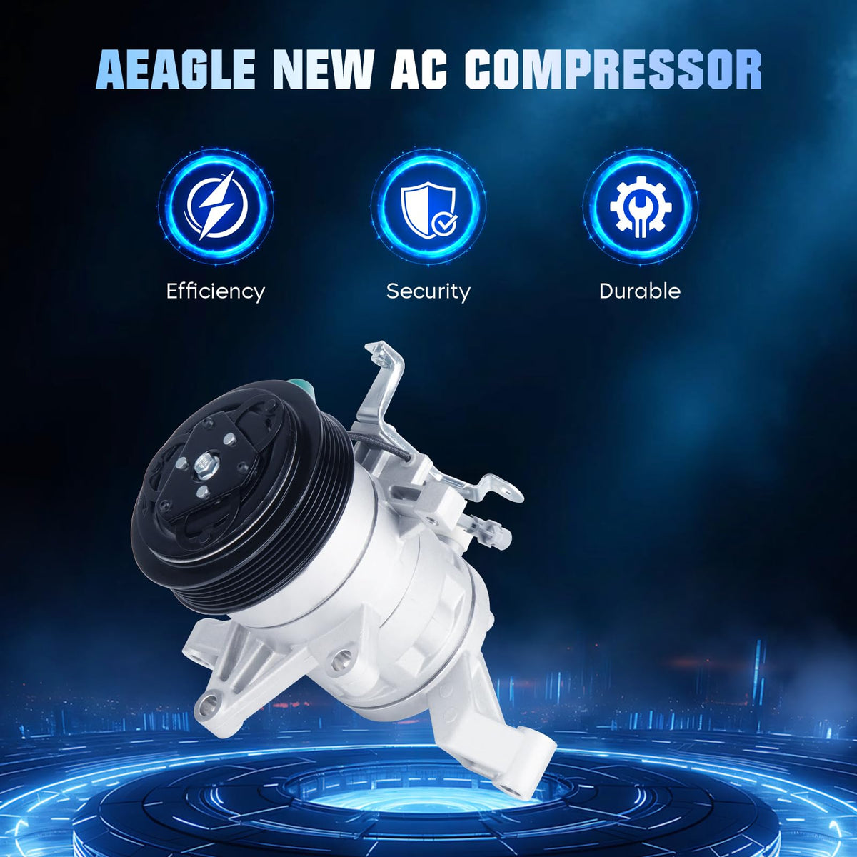 Aeagle clutch close-up highlighting clutch face and quieter operation benefit