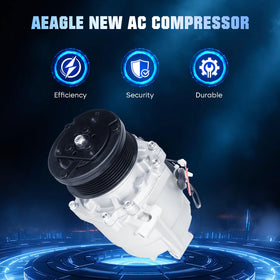 Aeagle compressor clutch closeup highlighting durable clutch assembly and smooth engagement
