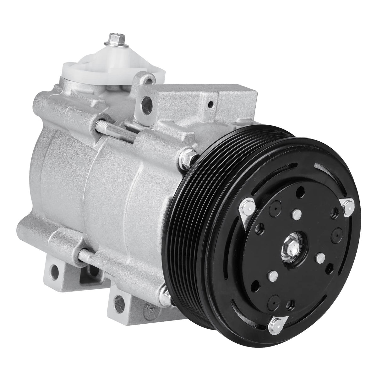 Aeagle compressor front view showing mounting points and fitment benefit