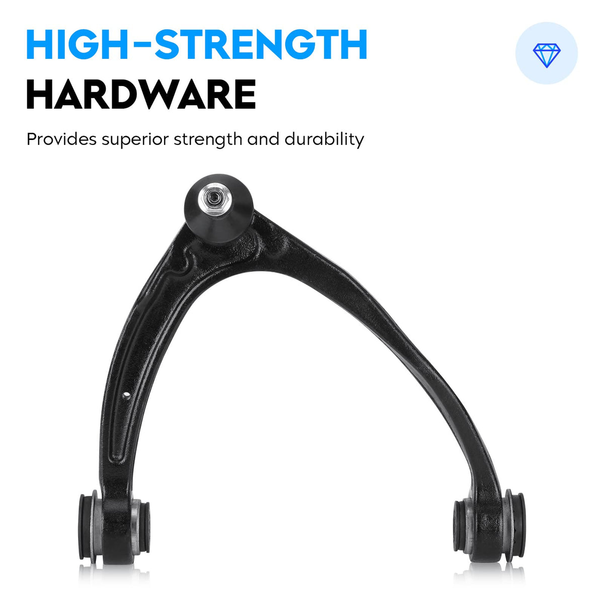 Aeagle control arm in garage setting showing professional installation convenience