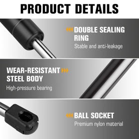 Aeagle powder-coated cylinder detail resisting corrosion and wear
