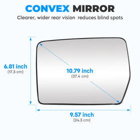 Aeagle mirror installed on F-150 door showing restored visibility benefit
