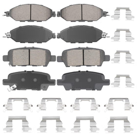 Aeagle front and rear kit packaging showing contents and model fit benefits