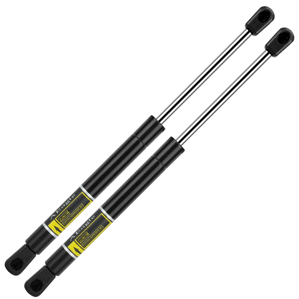Aeagle front hood struts pair in packaging showing fitment and easy replacement benefit