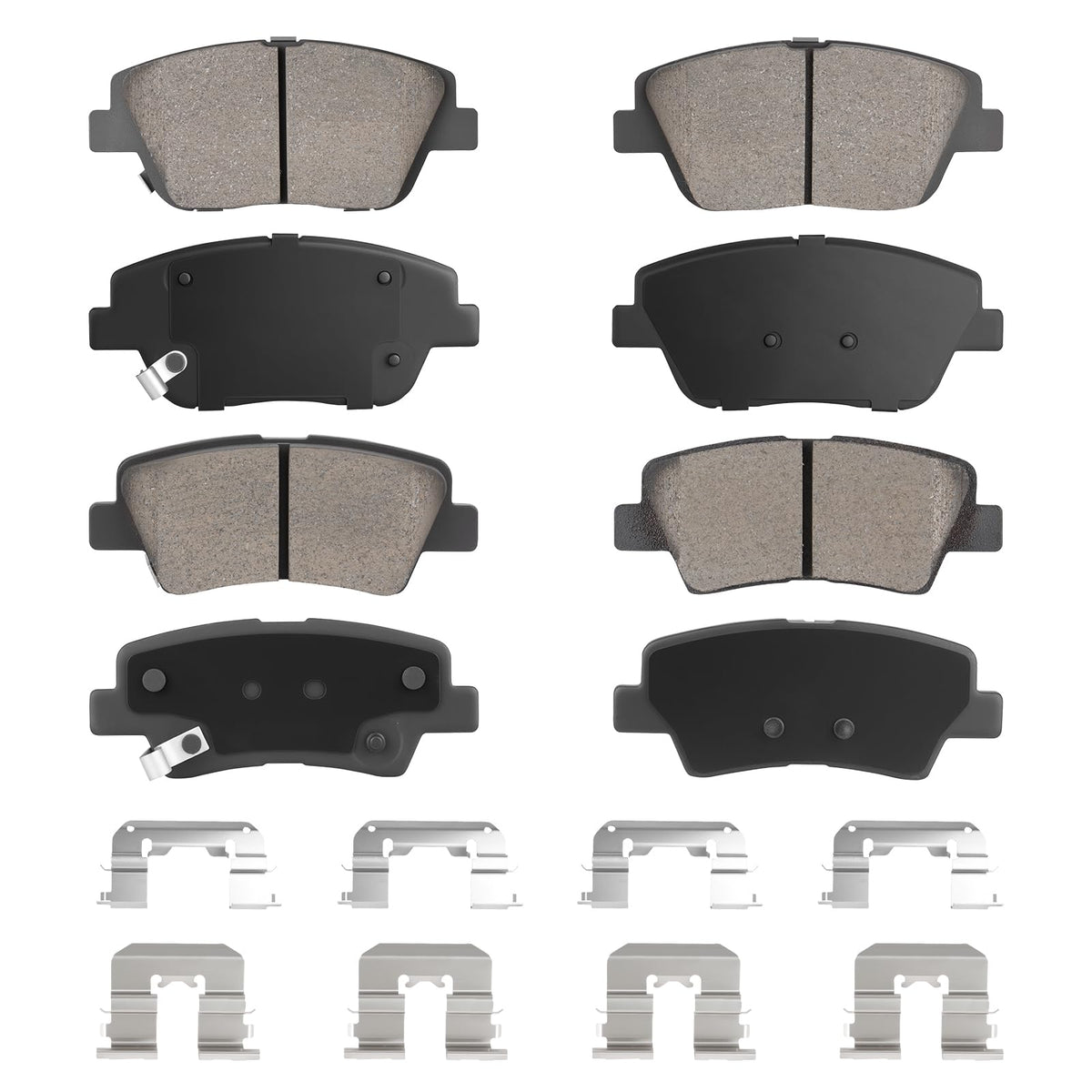 Aeagle front packaging showing complete pad set and clear fitment labeling for quick selection