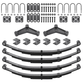 AEagle front view of 25-1/4" springs showing complete kit and packaging benefit
