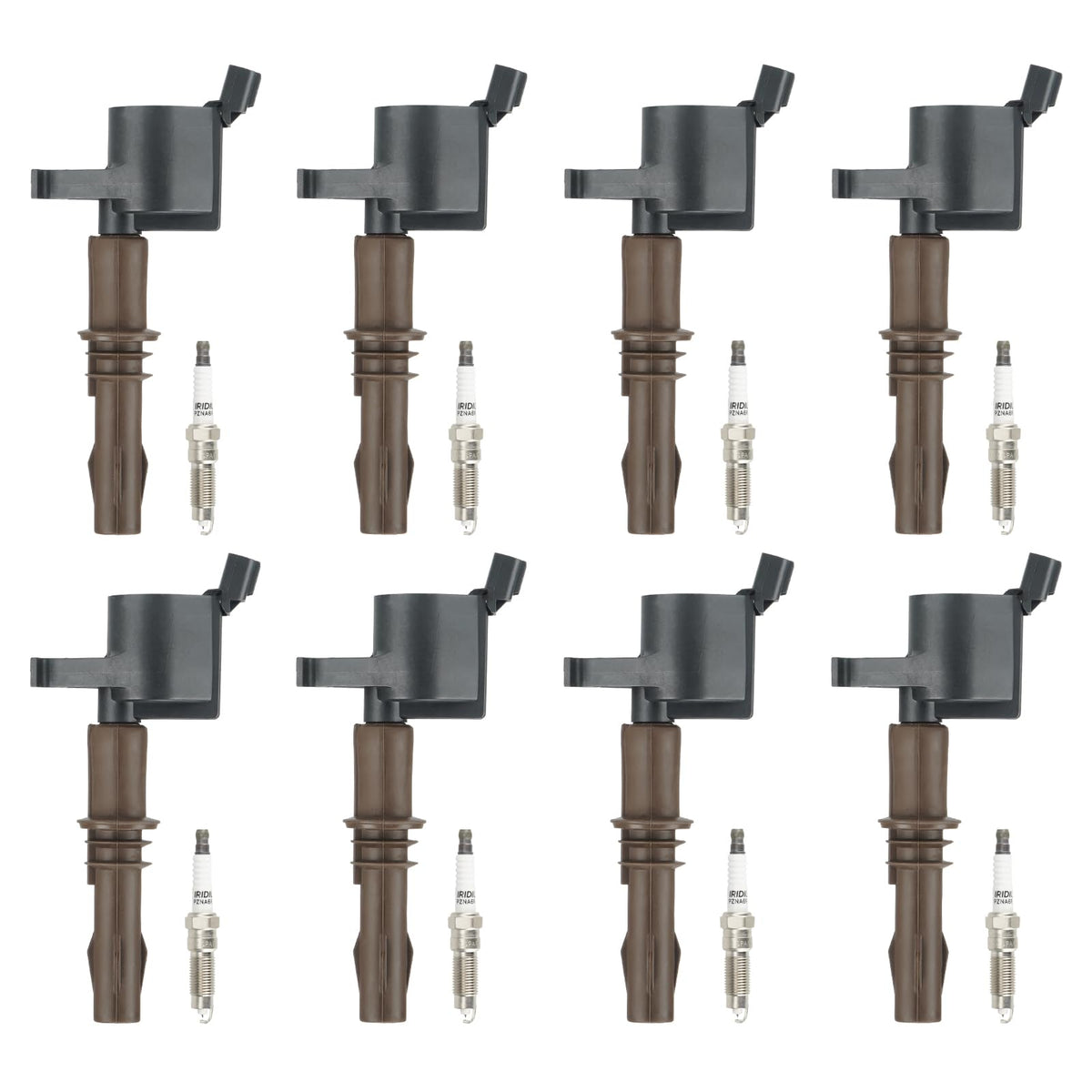 Aeagle front packaging showing full ignition coil and plug kit, clear compatibility labeling and benefit
