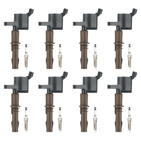 Aeagle front packaging showing full ignition coil and plug kit, clear compatibility labeling and benefit