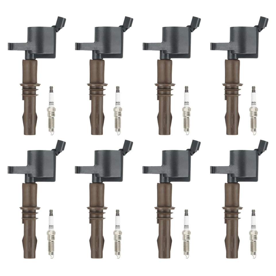 Aeagle front packaging showing full ignition coil and plug kit, clear compatibility labeling and benefit