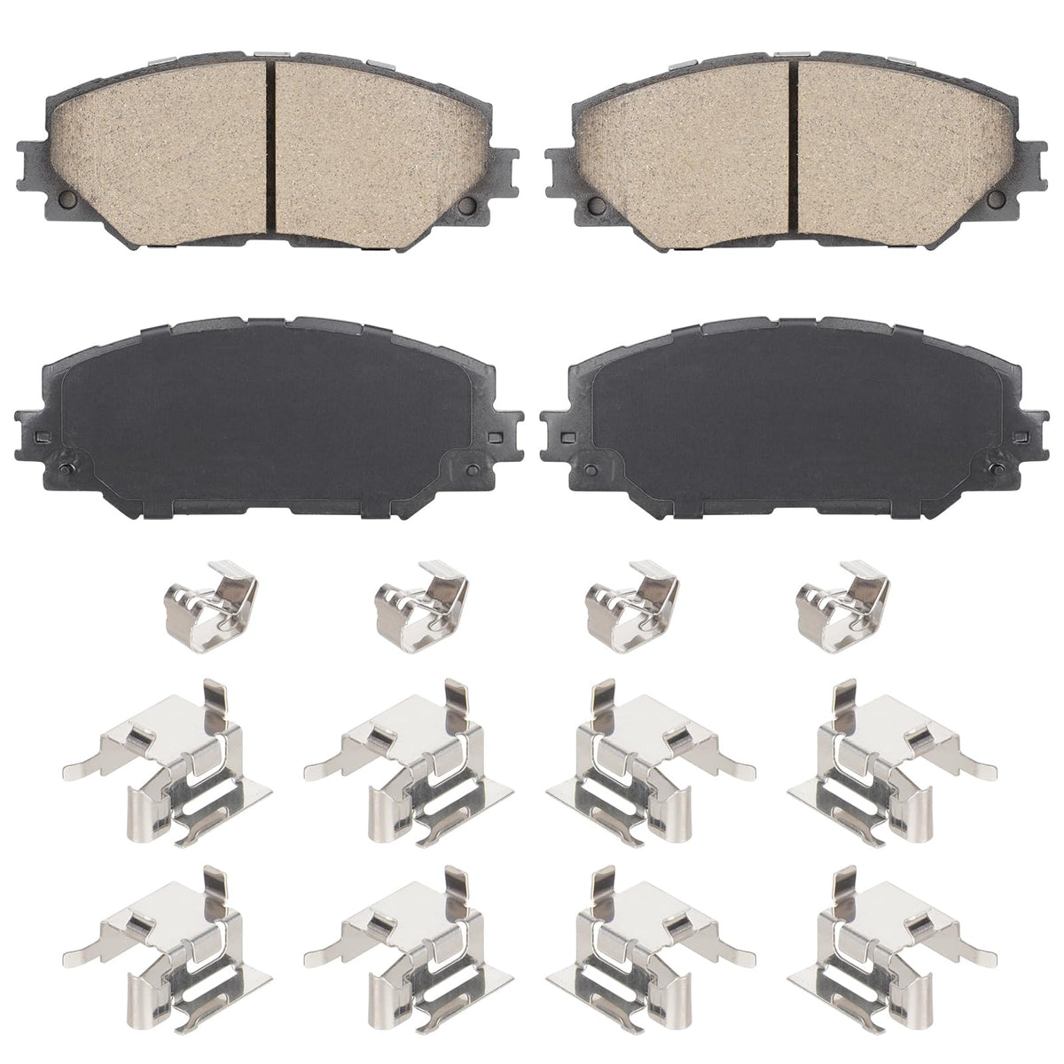 Aeagle front pads packaging showing kit and compatibility for quick identification