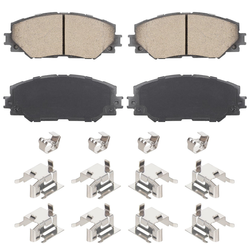 Aeagle front pads packaging showing kit and compatibility for quick identification