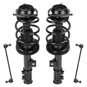 Aeagle front strut assembly front packaging showing ready-to-install components and fitment benefit