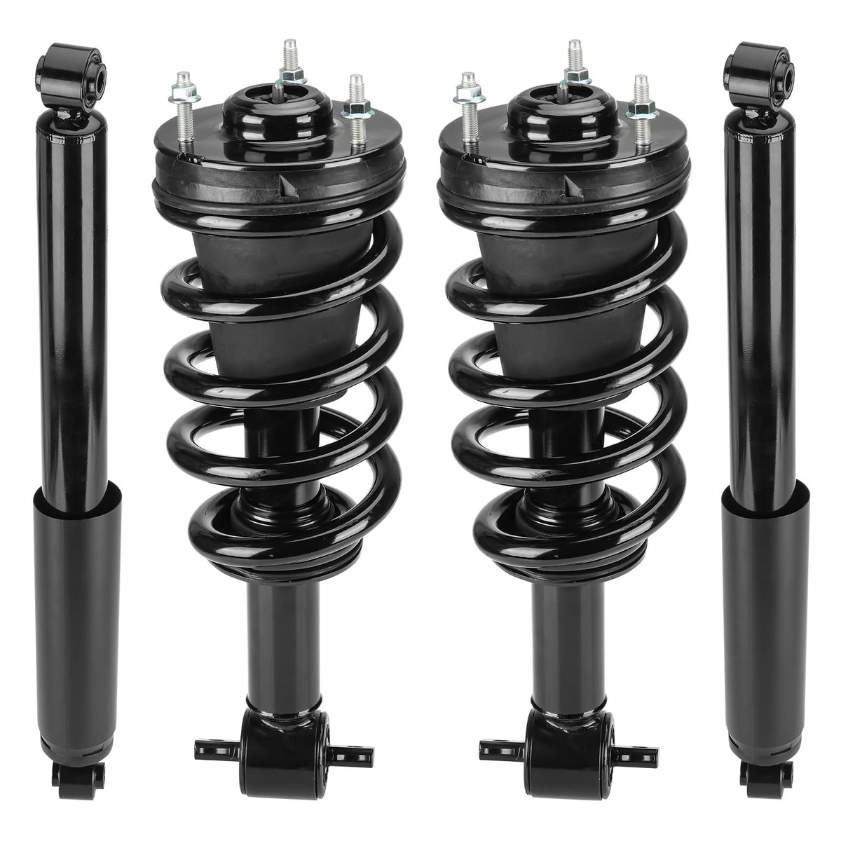 Aeagle front strut assembly front view showing fitment and improved handling