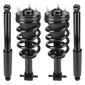Aeagle front strut assembly front view showing fitment and improved handling
