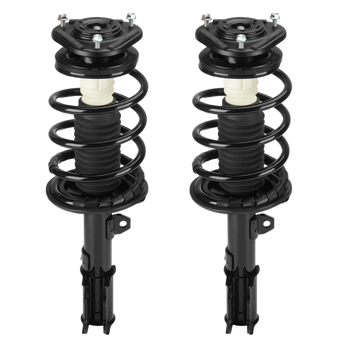 Aeagle front strut assembly front view showing fit and alignment benefit