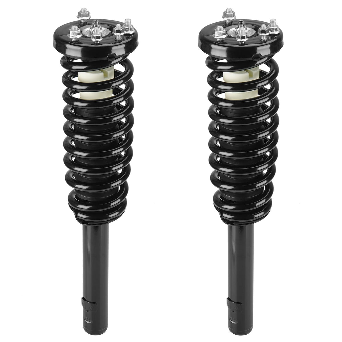 Aeagle front strut assembly front view showing complete pre-assembled unit benefit: quicker installation