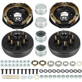 Aeagle front view hub drum showing bolt pattern and coating benefit