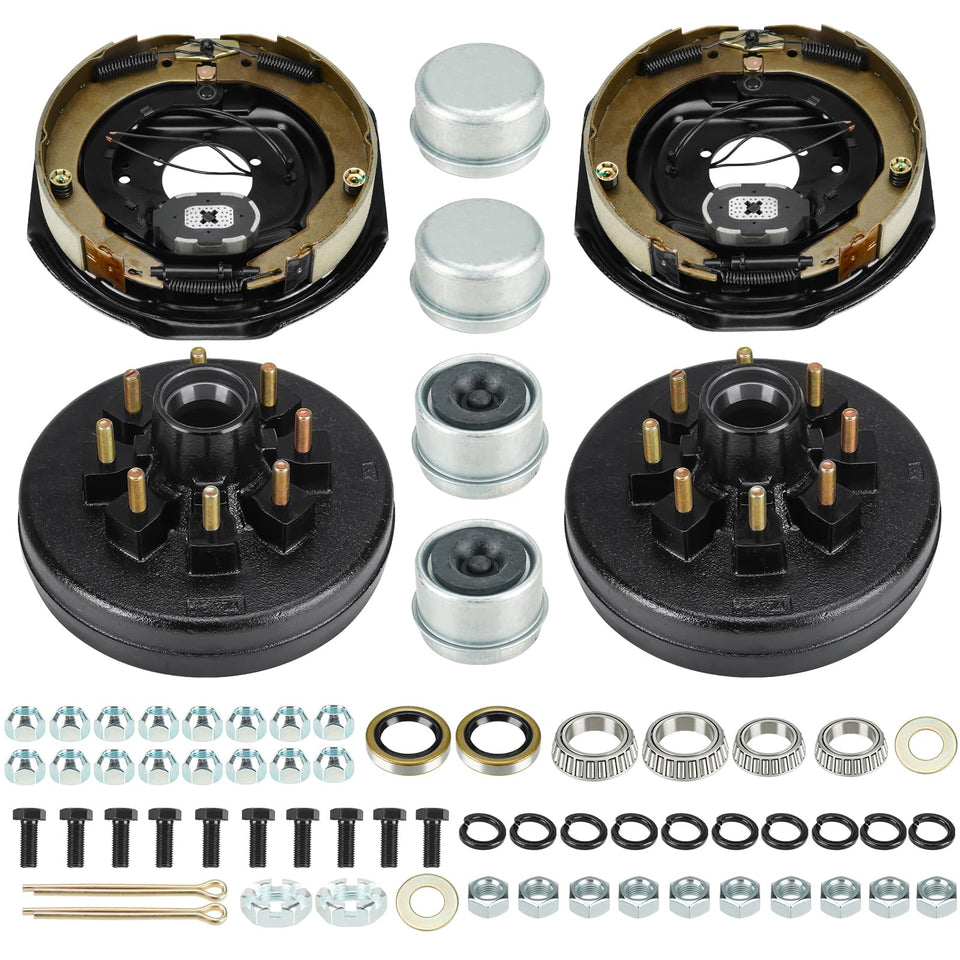 Aeagle front view hub drum showing bolt pattern and coating benefit