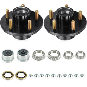 Aeagle front view idler hub kit showing bolt pattern and finish, durable fit