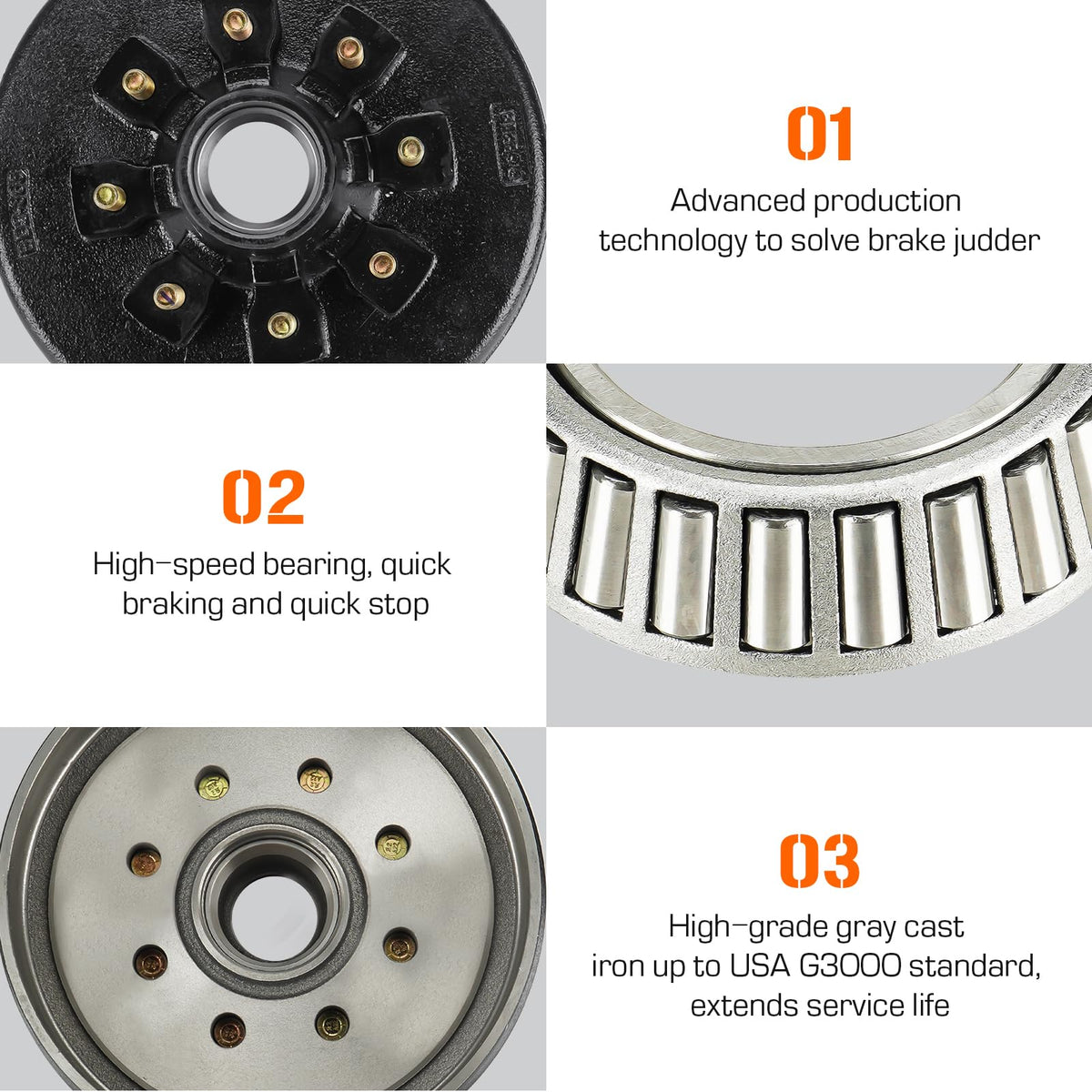 Aeagle assortment of nuts bolts springs laid out easing installation