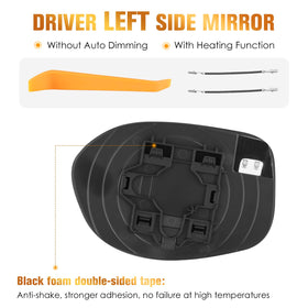 Aeagle close-up of heated mirror surface highlighting anti-fog clarity benefit