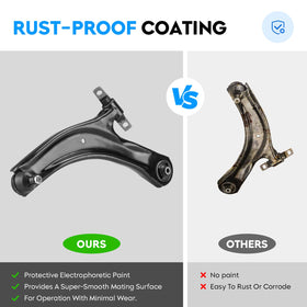 Aeagle inner and outer tie rods grouped showing improved steering response