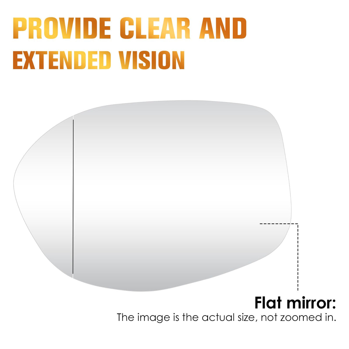 Aeagle mirror installed on Honda Odyssey demonstrating proper fit and restored visibility