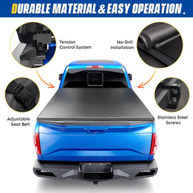 Aeagle installed side profile on Ford Maverick Fleetside 55.2 inch bed