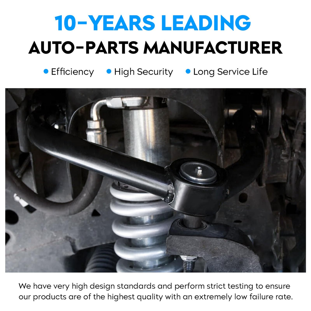 Aeagle installed suspension on a Honda Accord front showing restored alignment and ride comfort