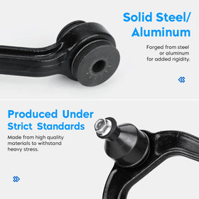 Aeagle control arm installed on SUV front suspension demonstrating restored geometry and stability