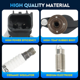 Aeagle complete kit layout with eight coils and plugs arranged for easy install reference and convenience