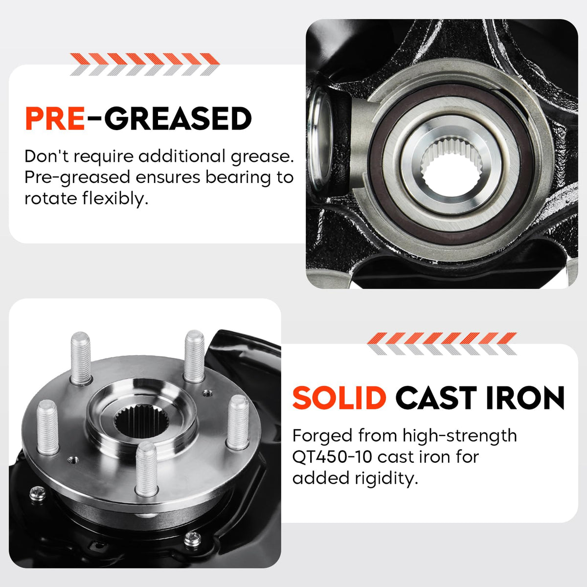 AEagle knuckle casting close-up highlighting corrosion-resistant finish