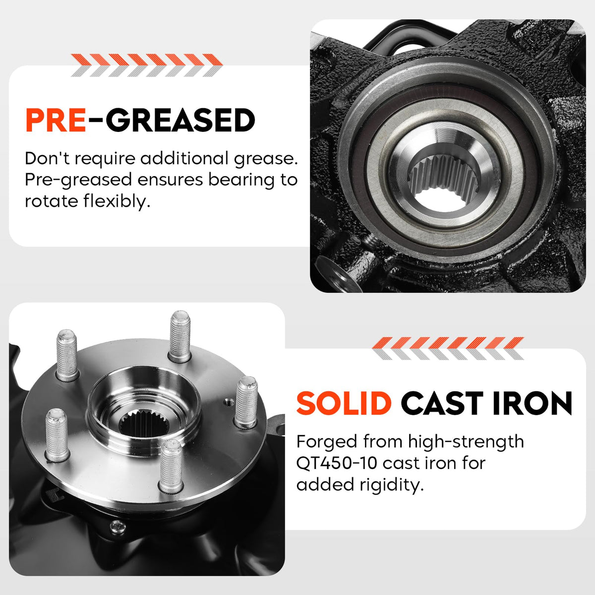 Aeagle bearing close-up detail visualizing smooth rotation and durability