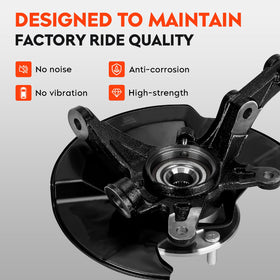 Aeagle mounted on vehicle front left demonstrating restored wheel stability