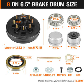 Aeagle assembled left electric brake displaying ready-to-install benefit