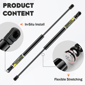 Aeagle lift support length compared with ruler showing precise fit dimensions