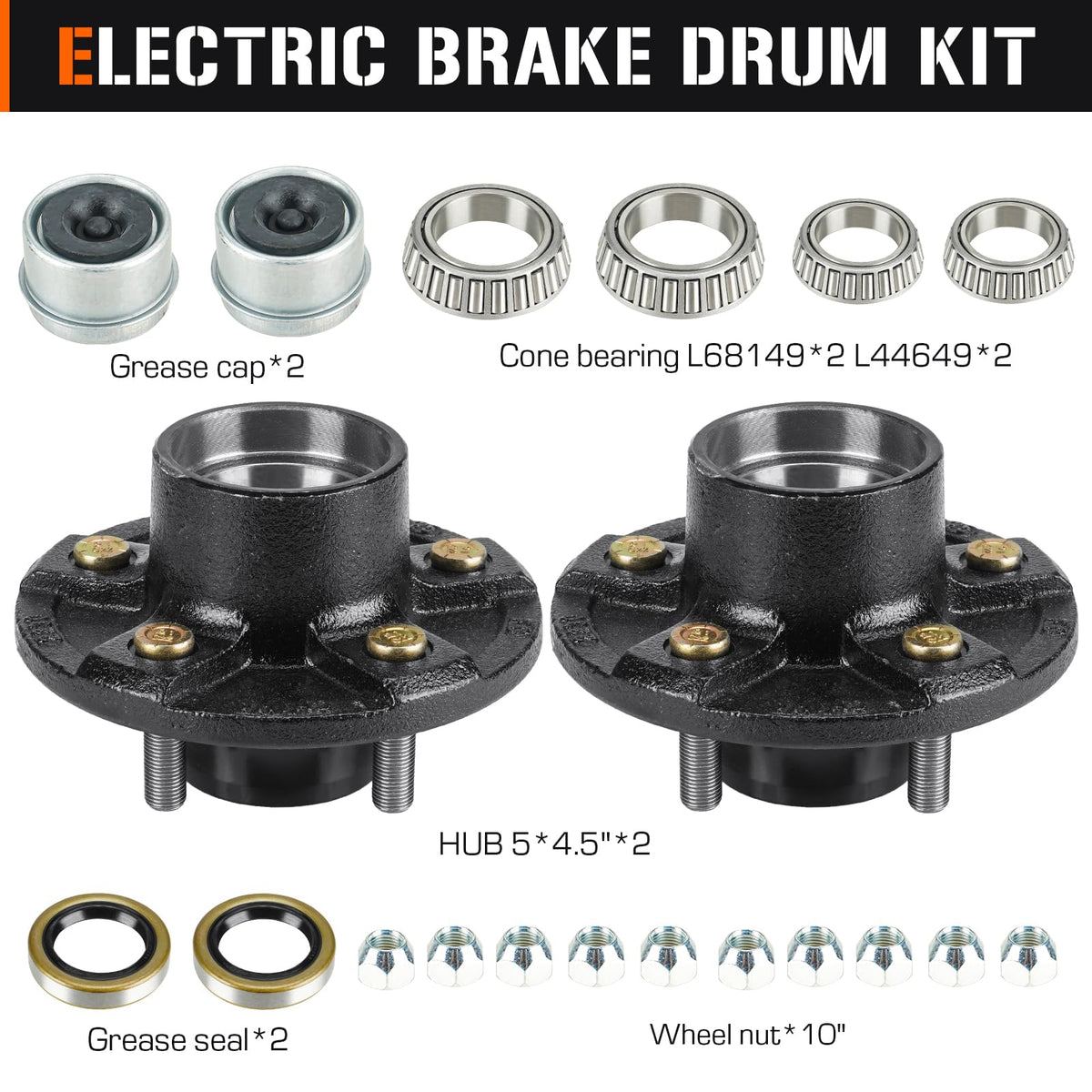 Aeagle boxed kit with included bearings and hardware, ready-to-install convenience