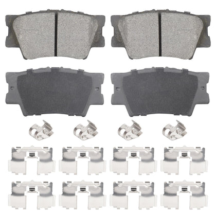 Aeagle rear ceramic pads front packaging showing complete 4PCS set and fitment