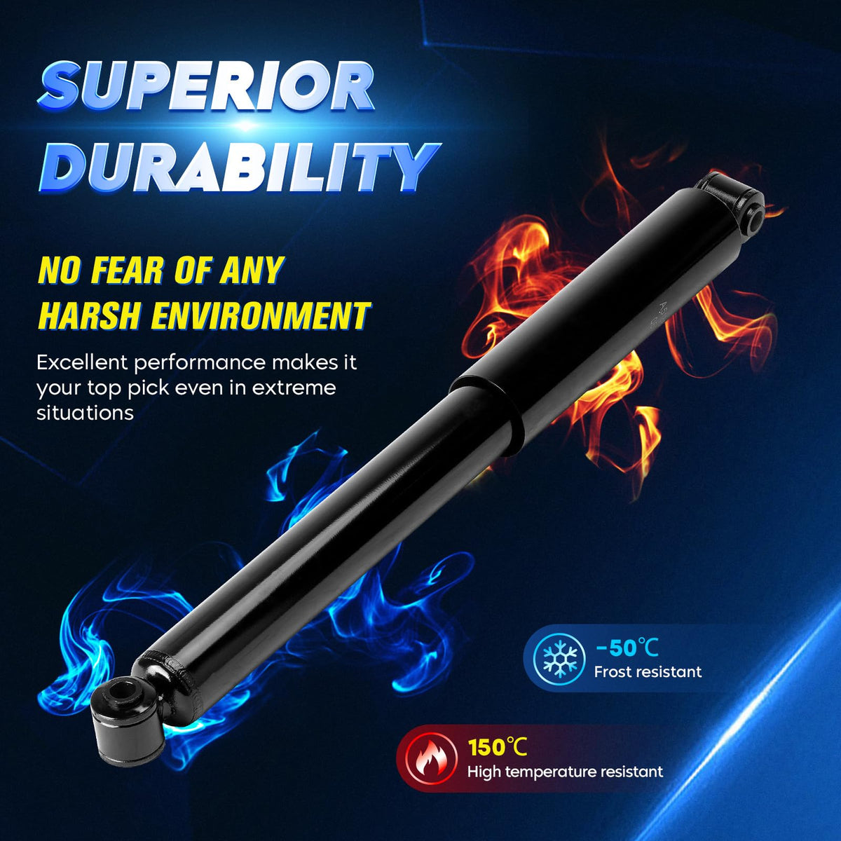 Aeagle anti-corrosion coating on strut surface for longer rust resistance