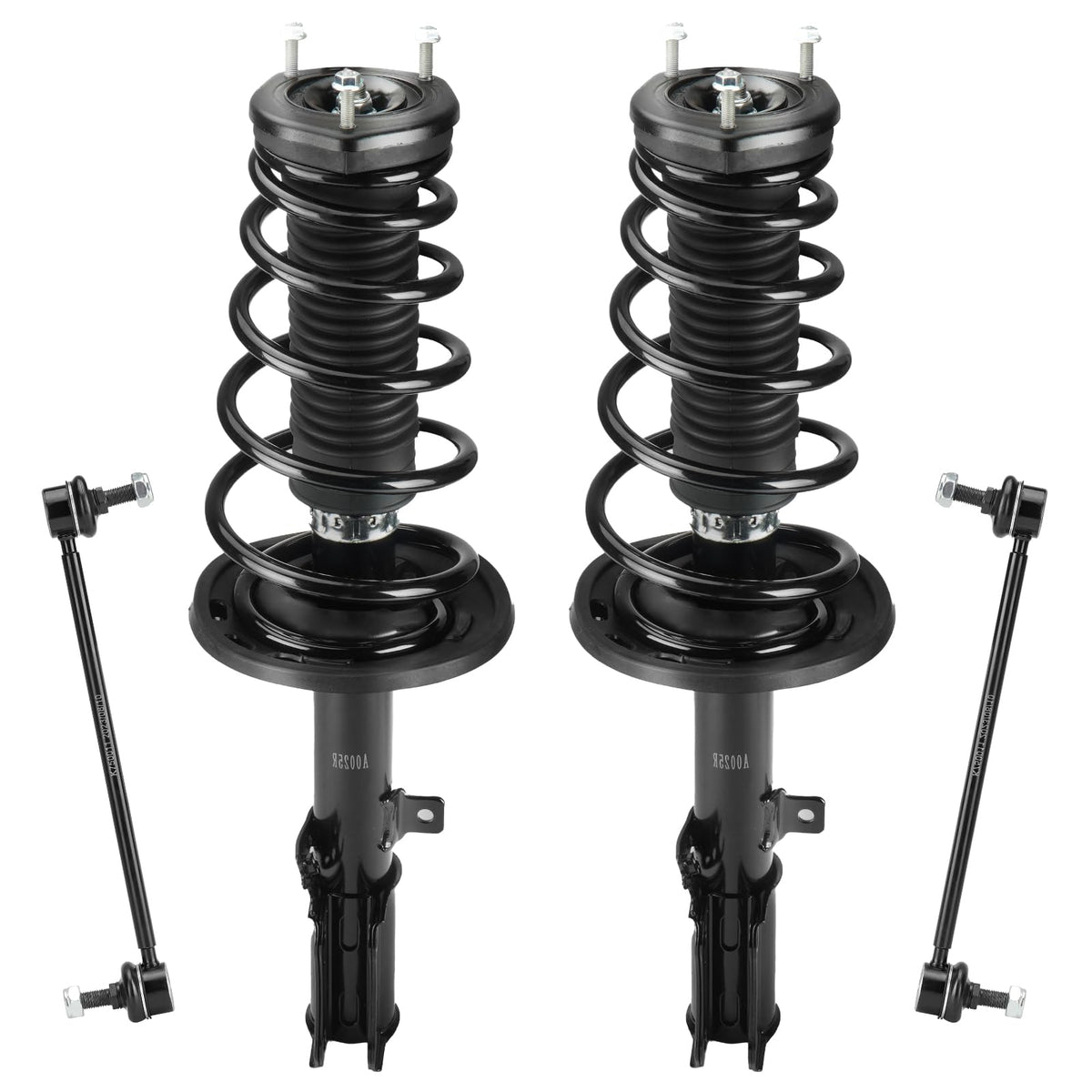 Aeagle rear strut assembly front view showing complete preassembled unit and easy fit