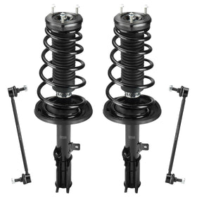 Aeagle rear strut assembly front view showing complete preassembled unit and easy fit