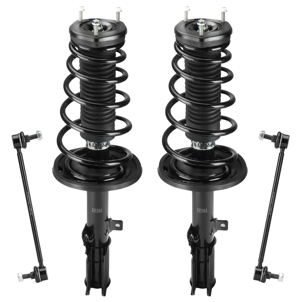 Aeagle rear strut assembly front view showing complete preassembled unit and easy fit