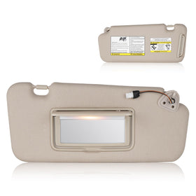 Aeagle right passenger visor front view showing fit and finish for improved glare protection