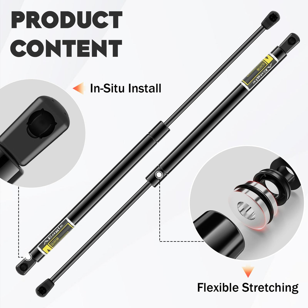 Aeagle side profile showing length and thickness for accurate fitment benefit