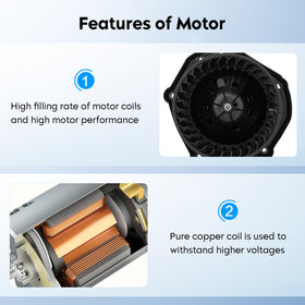 Aeagle side profile with fan wheel illustrating balanced air delivery