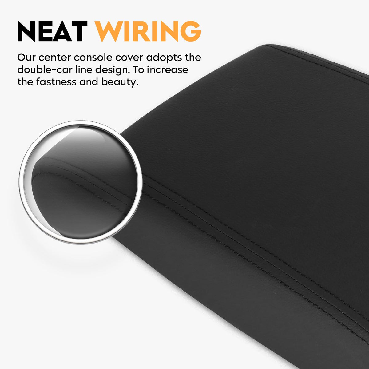Aeagle armrest held in hand for scale showing compact size and easy replacement