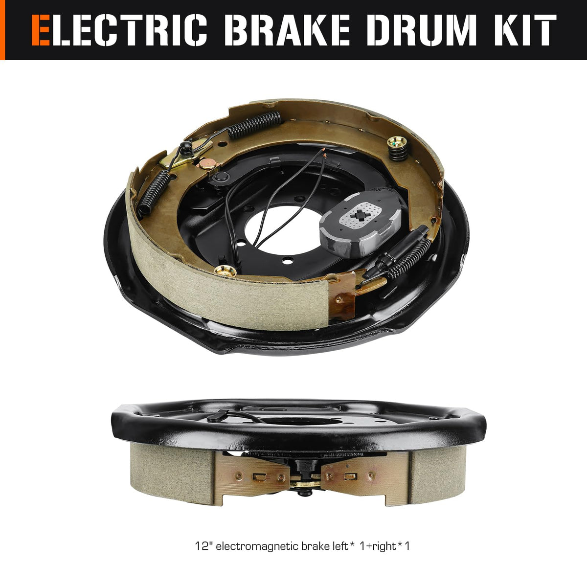 Aeagle brake beside ruler illustrating 12-inch size for easy measurement verification benefit