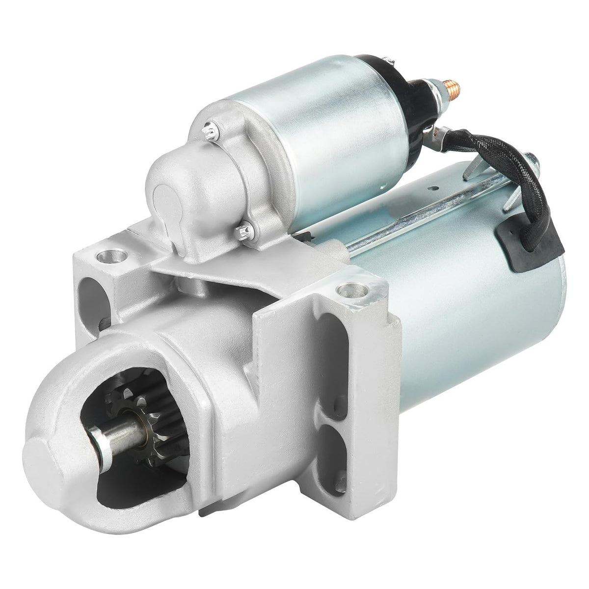 Aeagle starter front view showing mounting flange and connector, ensures direct fit