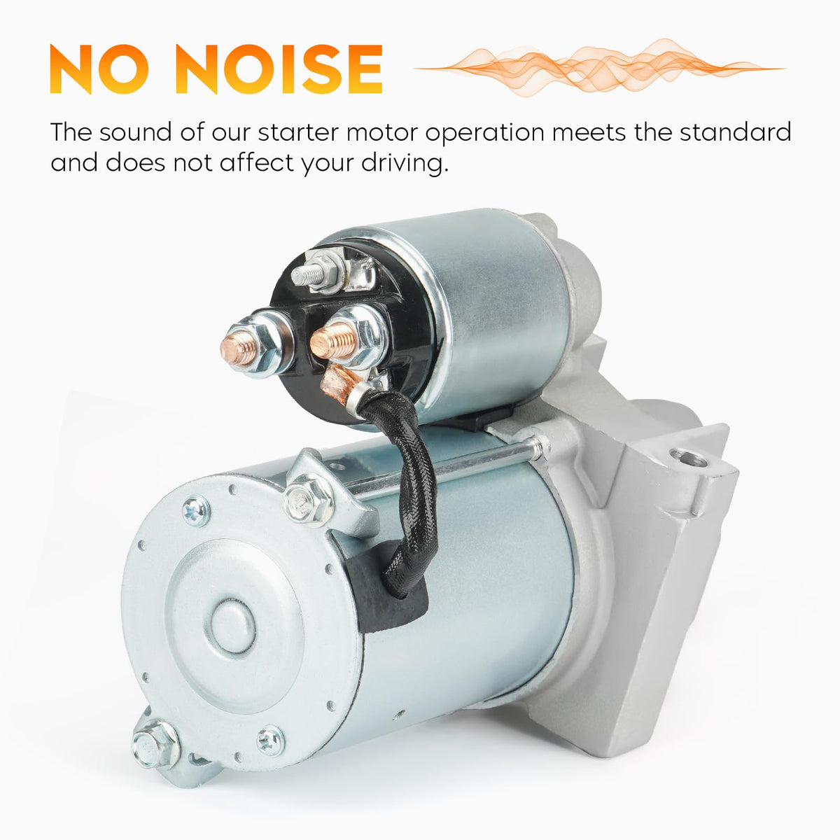Aeagle starter pinion gear close-up highlighting wear-resistant teeth for reliable engagement