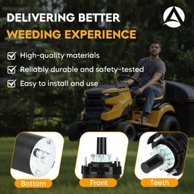 Aeagle starter installed on lawn mower demonstrating restored quick cranking